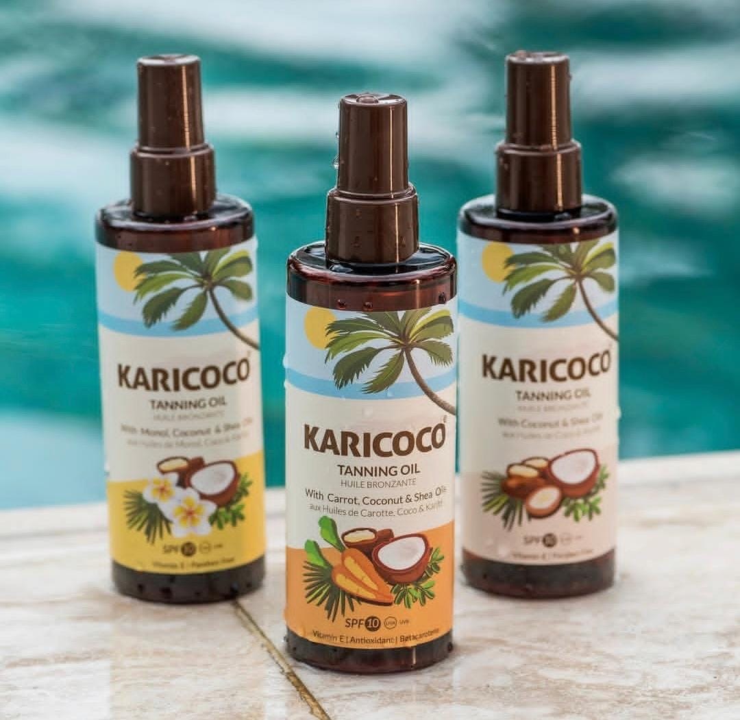 Tanning oil