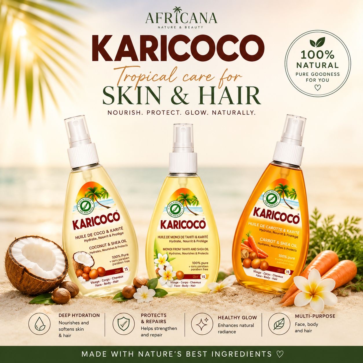 Tanning oil spray 100ml